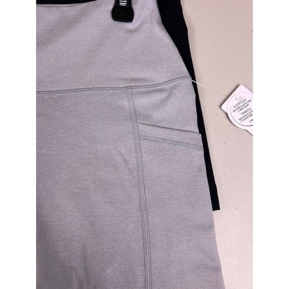Yogalicious Lux Womens 2 Pack Tribeca & Everyday 5" Bike Shorts Grey Black XL - Picture 11 of 12